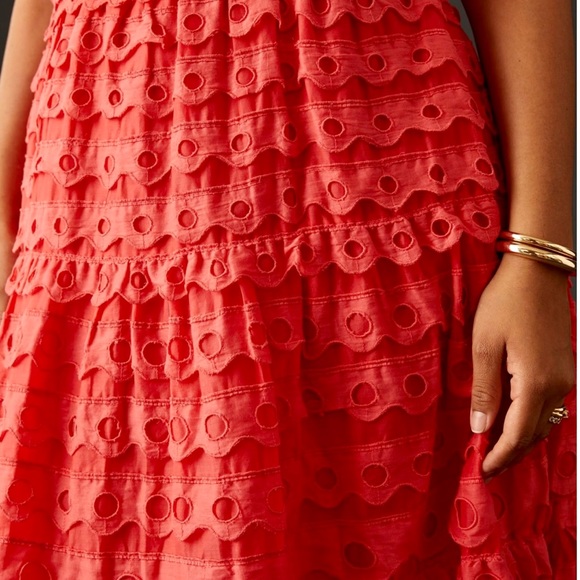 Anthropologie NWT eyelet Summer dress - Picture 12 of 14